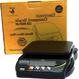 Skeisy SK 10KG X 1GM MINI BAL & RED DIGIT DISPLAY Weighing Scale (Black) Weighing Scale image 5