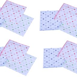 Johnnie Boy premium cotton colorful stars prints women/girls handkerchiefs (Pack of 12) ["Multicolor","Red","Blue","Green"] Handkerchief-image-75