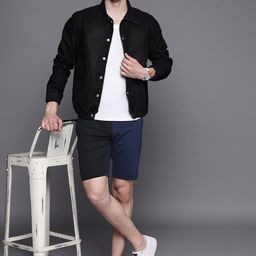 Allen Solly Tribe Men Colourblocked Shorts-image-32
