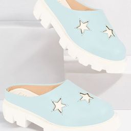 FAUSTO Women Laser Cut Heeled Lightweight Mules-image-96