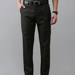 Park Avenue Men Smart Slim Fit Formal Trousers-image-73