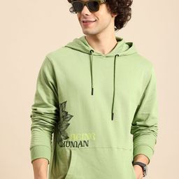Being Human Pure Cotton Placement Printed Hooded Sweatshirt-image-90