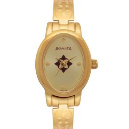 Sonata Women Gold-Toned Analogue Watch NK8100YM04-picture-45