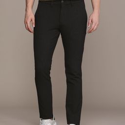 Nautica Men Mid Rise Checked Slim Fit Trousers-picture-13
