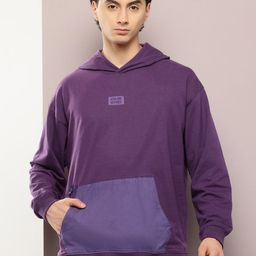 Kook N Keech Printed Hooded Oversized Sweatshirt-image-80