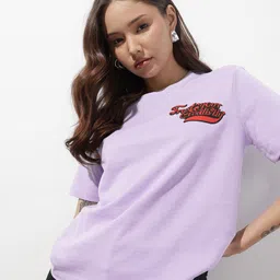 The Roadster Life Co. Typography Printed Boxy T-shirt-image-52