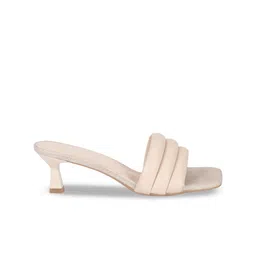 Truffle Collection PU Block Mules image 4