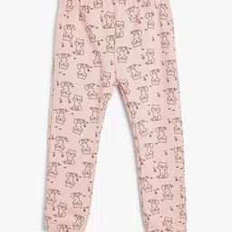 Koton Infants Girls Relaxed-Fit Mid Rise Joggers-picture-38
