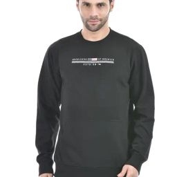 Lawman Pg3 Black Regular Fit Printed Sweatshirt-image-2