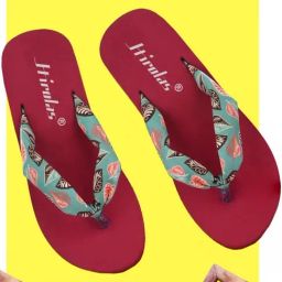 Hirolas Women's Fuchsia Wedge Flip Flops-picture-12