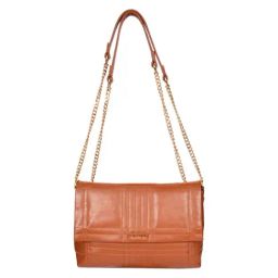 SASSORA NOVA Tan Leather Textured Medium Cross Body Bag-picture-18