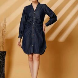 Melon By plusS Navy Cotton A-Line Dress-picture-32