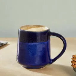 Fabindia Dark Blue Aavegh Ceramic Mug (0.25 L)-picture-14
