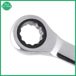 B K Jagan & Co Combination Spanner High Carbon Steel, Rubber Open End Polished 17 X 17 mm image 3