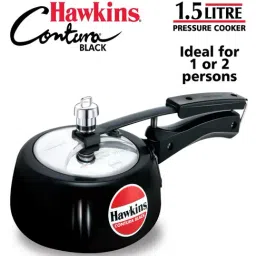Hawkins Contura Black 1.5 L Pressure Cooker - Set of 1-image-35