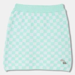 Elle Kids Mint Green Cotton Skirt-image-58