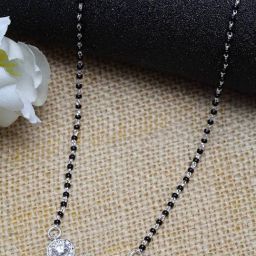 Clara Poppy 92.5 Sterling Silver Mangalsutra-image-31