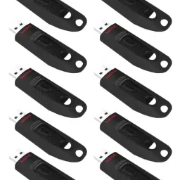 SanDisk Ultra SDCZ48-016G-I35 16GB USB 3.0 Pen Drive - Pack of 10 (Black)-42