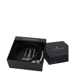 Van Heusen Black Leather Solid Reversible Belt for Men-image-94