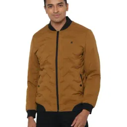 Allen Solly Brown Regular Fit Quilted Jacket-48