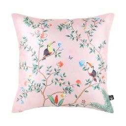 Home4U Multi Silk Toucan Printed Cushion Cover-image-16