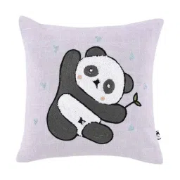 Home4U Multi Natural Slub Kung Fu Panda Kids Cushion Cover-image-75