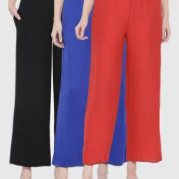 Clovia Assorted Pajamas (Pack of 3)-image-21