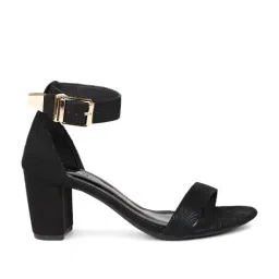 Inc.5 Women's Black Ankle Strap Sandals-image-73