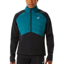 Asics Teal & Black Full Sleeves Jacket-image-30