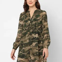 Pepe Jeans Multicolor Printed Skater Dress-image-24