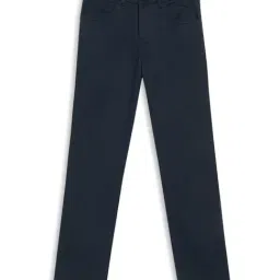 Cantabil Kids Navy Cotton Regular Fit Trousers-picture-14