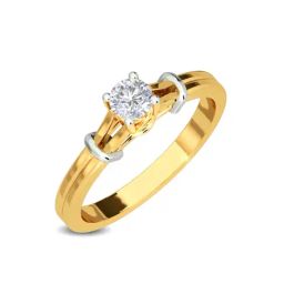 Kisna Diamond & Gold Jewellery Sefa 14k (585) Diamond & Gold Ring For Women-image-33