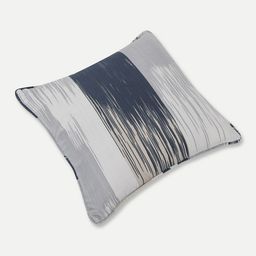 SWAYAM Grey & Black Set of 2 Abstract Square Cushion Covers image 2