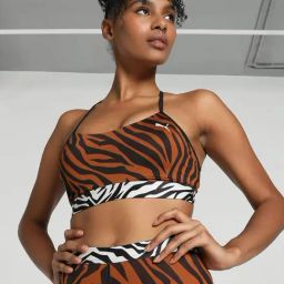 Puma Brown Printed Sports Bra-picture-20