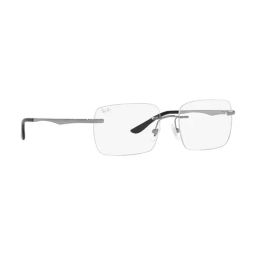 Ray-Ban Core Grey Rectangular Unisex Eye Frame image 3