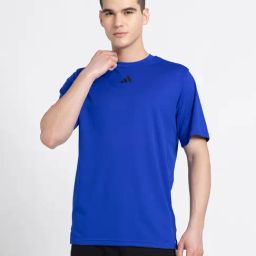 Adidas Blue Regular Fit Sports T-Shirt-picture-28