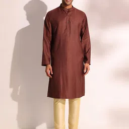 Fabindia Mandarin Collar Straight Kurta-picture-45