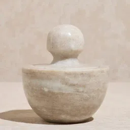 Westside Home Beige Marble Mortar and Pestle-image-18