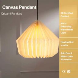 FIG Living Off-White Paper Canvas Pendant Lamp-86