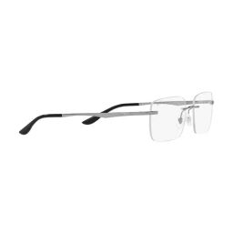Ray-Ban Core Grey Rectangular Unisex Eye Frame image 5