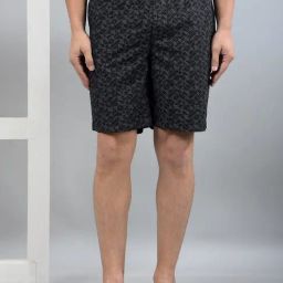 Crimsoune Club Black Cotton Regular Printed Shorts-picture-23
