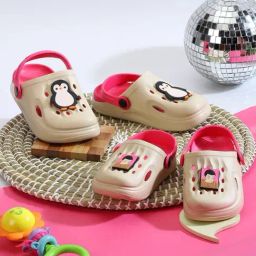 Truffle Collection Boys Beige & Pink Clogs-image-64