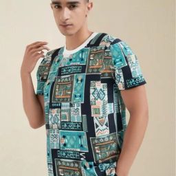 Vimal Jonney Multi Loose fit Oversized Printed T-Shirt-picture-35