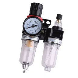 GENERIC 6.35 mm (1/4 inch) Air Regulator Filter Water Trap with Gauge, AFC2000-picture-33