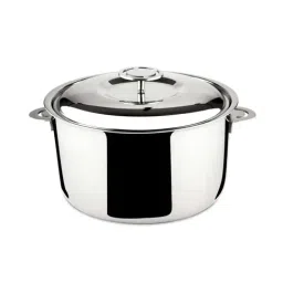 FnS Pinnacle Silver Stainless Steel Casserole With Lid (1.6 L)-image-96