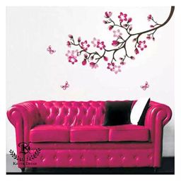 Kayra Decor Flower 60x36 Inch Wall Design Stencil Painting KHSNT242-image-30