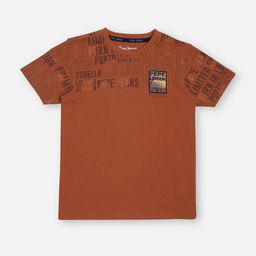 Pepe Jeans Boys Typography Printed Round Neck Pure Cotton T-shirt-image-43