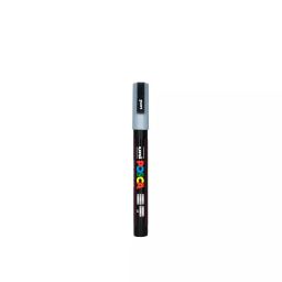 Uni Posca PC-3M 0.9-1.3 mm Fine Tip Grey Ink Water Based Paint Marker (Pack of 6 Pcs)-5