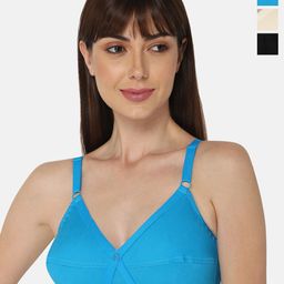 NAIDU HALL Pack Of 3 Full Coverage Non Padded Everyday Bra with All Day Comfort-10