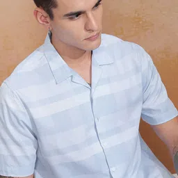 HIGHLANDER Men Boxy Opaque Checked Casual Shirt-image-18